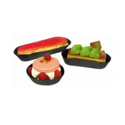 New Cerf Dellier Caissettes cuisson Calypso noires n°1203 (x1000)