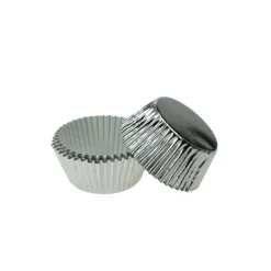 New Cerf Dellier Caissettes cupcake argent (x30)