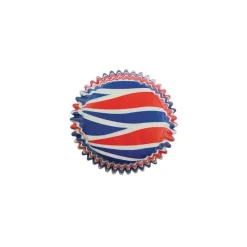 Sale Cerf Dellier Caissettes cupcake Drapeau anglais (x60)
