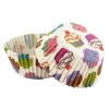 New Cerf Dellier Caissettes cupcakes "Cupcakes colorés" (x50)