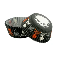 Outlet Cerf Dellier Caissettes cupcakes "Halloween crânes" (x50)