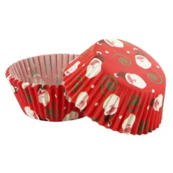 Cerf Dellier Caissettes cupcakes "Père Noël" (x50)