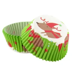 Best Cerf Dellier Caissettes cupcakes "Renne de Noël" (x50)