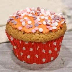 Discount Cerf Dellier Caissettes cupcakes rouges à pois (x50)