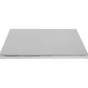 Online Cerf Dellier Cake drum rectangle argent 20 x 30 cm