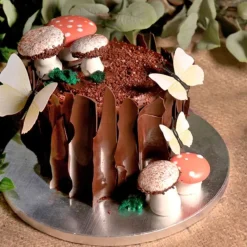 New Cerf Dellier Cake Drum Rond Argent Ø 25 cm