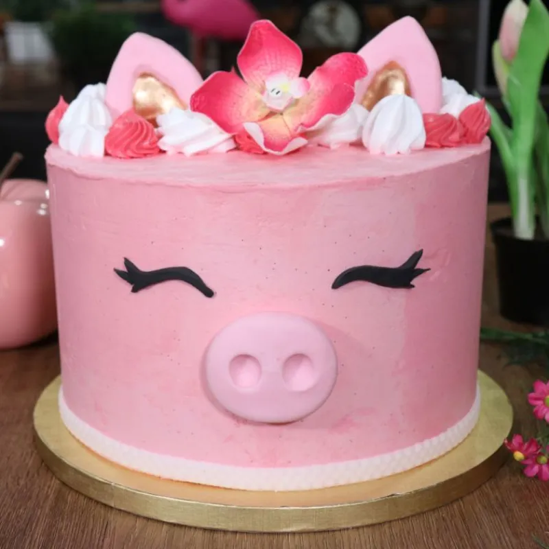 Cerf Dellier Cake Drum Rond Or Ø 30 cm