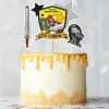 Best Cerf Dellier Cake topper assortis "Joyeux anniversaire" thème Chevaliers