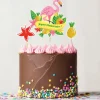 Clearance Cerf Dellier Cake topper assortis "Joyeux anniversaire" thème Tropical