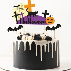 Clearance Cerf Dellier Cake topper assortis thème Halloween (x3)
