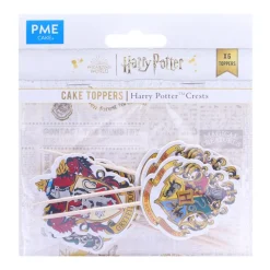 Online Cerf Dellier Cake topper blasons maisons Harry Potter (x6)