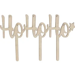 Discount Cerf Dellier Cake topper Ho Ho Ho en bois