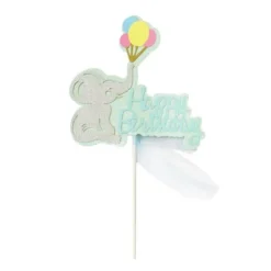 Sale Cerf Dellier Cake topper éléphant anniversaire