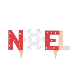 Cerf Dellier Cake topper Noël