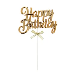 Hot Cerf Dellier Cake topper "Happy birthday" 3