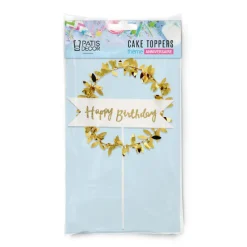 Best Cerf Dellier Cake topper "Happy birthday"