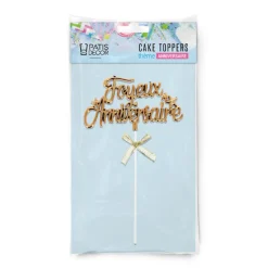 New Cerf Dellier Cake topper "Joyeux anniversaire"