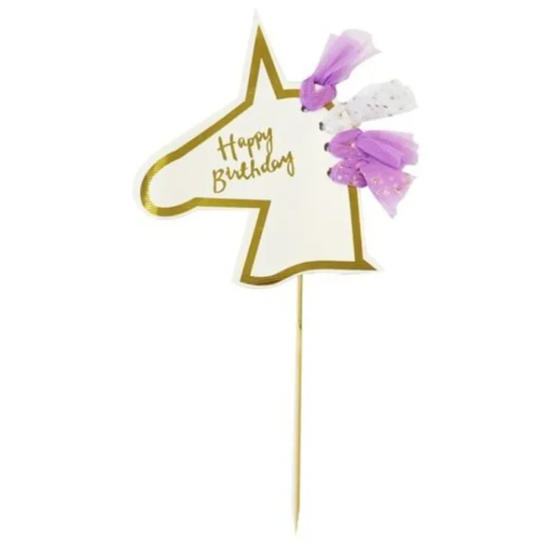 Discount Cerf Dellier Cake topper tête de licorne