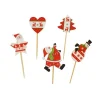 Discount Cerf Dellier Cake toppers de Noël assortis thème 4 (x10)