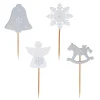 Clearance Cerf Dellier Cake toppers mix de Noël 4