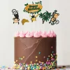 Sale Cerf Dellier Cakes toppers Anniversaire jungle (x5)