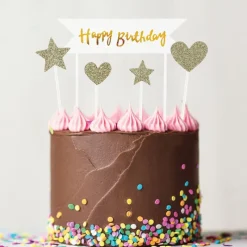 Outlet Cerf Dellier Cakes toppers "Happy birthday" 2 (x10)