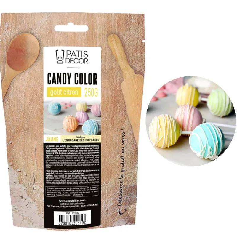 Online Cerf Dellier Candy Color jaunes goût Citron 250 g