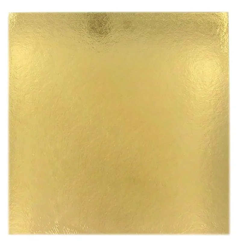 New Cerf Dellier Cartons carrés or/noir 26 x 26 cm PATISDECOR (x5)