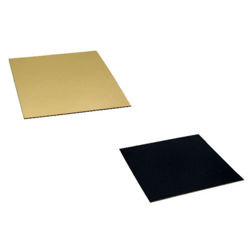 Best Cerf Dellier Cartons carrés or/noir (x 100)