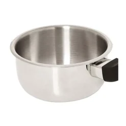 Hot Cerf Dellier Casserole Acier Inox Argenté