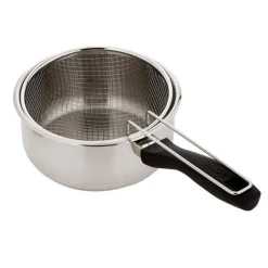 Discount Cerf Dellier Casserole avec Panier inox 18 cm