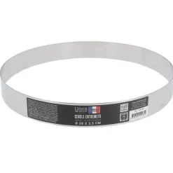 Online Cerf Dellier Cercle à entremets inox H 3,5 cm Ø 28 cm