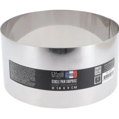 Best Cerf Dellier Cercle à pain surprise inox H 9 cm Ø 18 cm