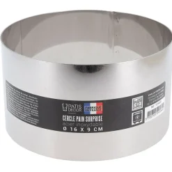 New Cerf Dellier Cercle à pain surprise inox H 9 cm Ø 16 cm