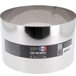 Discount Cerf Dellier Cercle à pain surprise inox H 11 cm Diam 18 cm