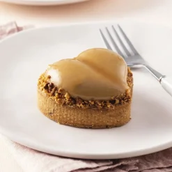 Sale Cerf Dellier Cercle à tarte perforé coeur inox H 2 cm Ø 12 cm