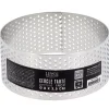 Online Cerf Dellier Cercle à tarte perforé inox H 3,5 cm Ø 8 cm