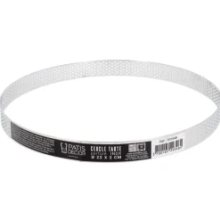 Clearance Cerf Dellier Cercle à tarte perforé inox H 2 cm Ø 22 cm