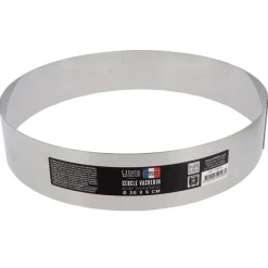 New Cerf Dellier Cercle à vacherin inox H 6 cm Ø 30 cm