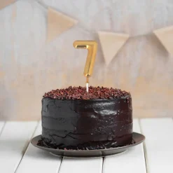 Cerf Dellier Chiffre 3D 7 doré sur pique