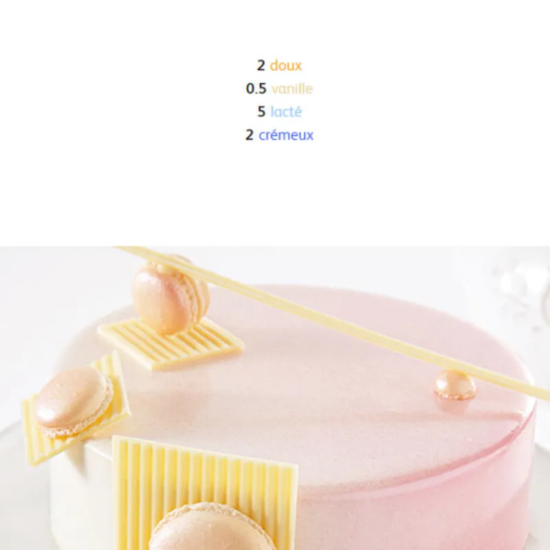 New Cerf Dellier Chocolat Blanc Zéphyr pistoles 34 % 5 Kg