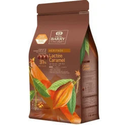 Clearance Cerf Dellier Chocolat de Couverture au Lait Lactée Caramel 31 % 1 kg