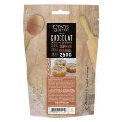Discount Cerf Dellier Chocolat de couverture Blanc Zéphyr Caramel