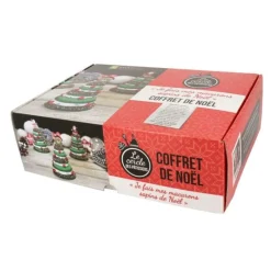 Outlet Cerf Dellier Coffret Mes Macarons Sapins de Noël