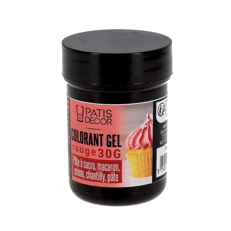 Hot Cerf Dellier Colorant gel rouge Patisdécor