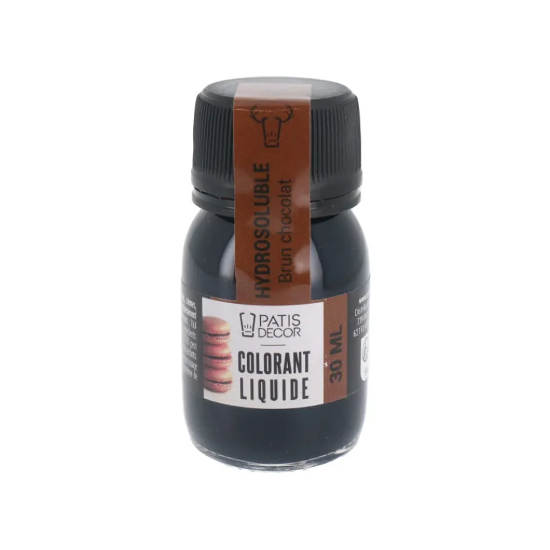 Best Cerf Dellier Colorant liquide hydrosoluble brun chocolat 30 ml - DDM 07/24