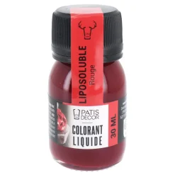 Hot Cerf Dellier Colorant liquide liposoluble rouge 30 ml