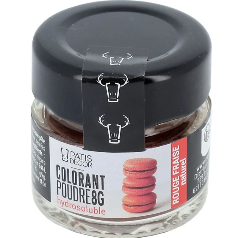 Discount Cerf Dellier Colorant poudre hydrosoluble rouge fraise naturel 8 g