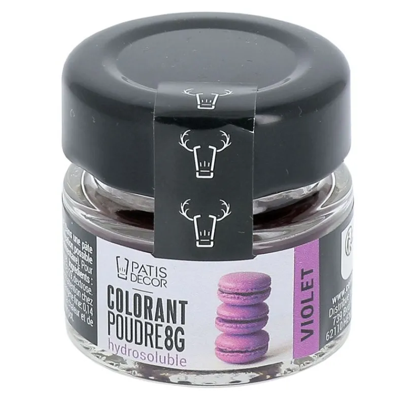 Online Cerf Dellier Colorant poudre hydrosoluble violet 8 g