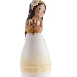 Online Cerf Dellier Communiante chapelet à la main 16 cm